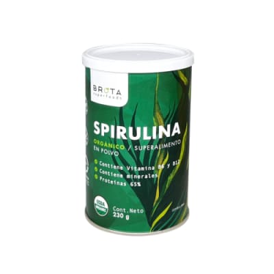 Spirulina Organica 230 Gr Brota